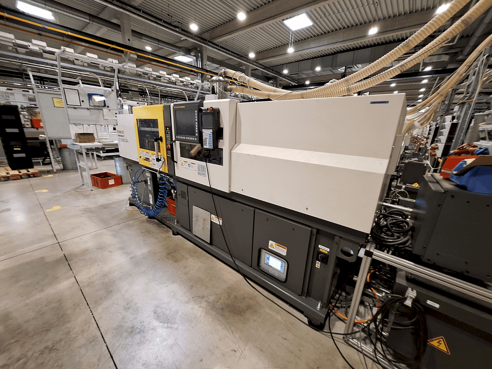 FANUC Roboshot S50iA Mašinos vaizdas iš priekio