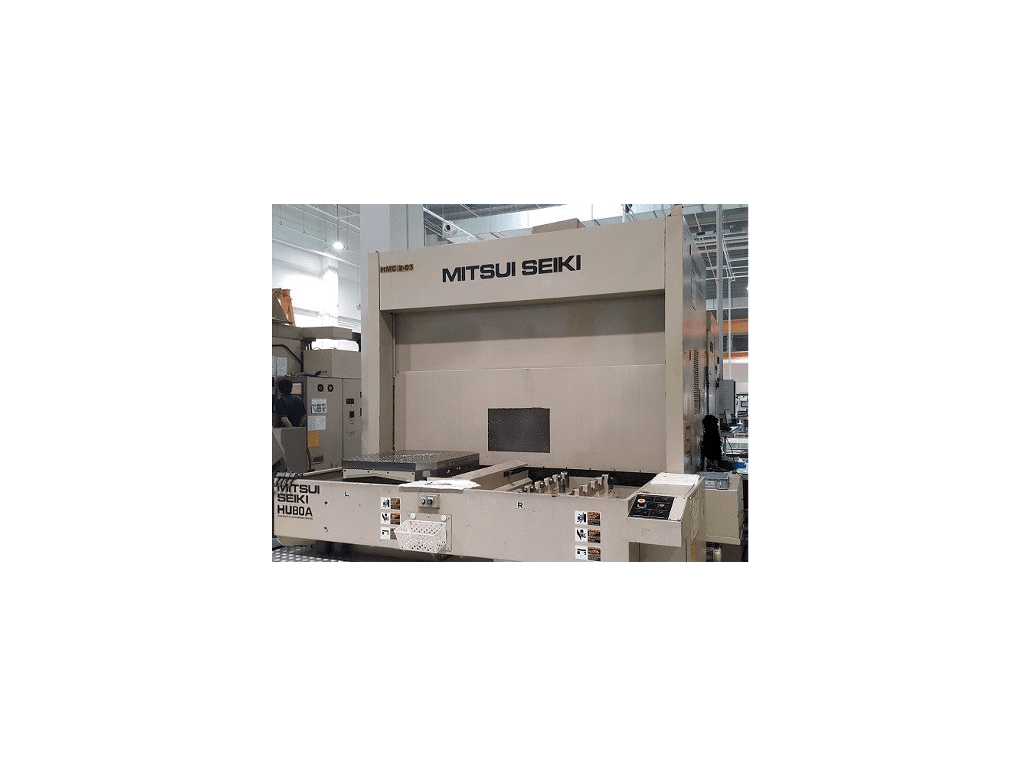 Mitsui Seiki HU80A Mašinos vaizdas iš priekio