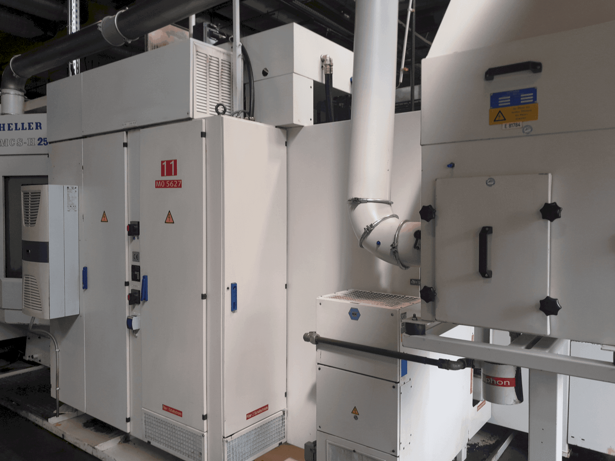 HELLER MCS-H 250 Mašinos vaizdas iš šono