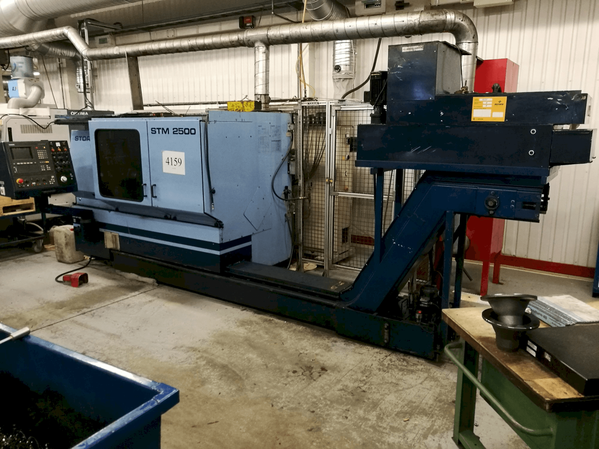 STOREBRO STM 2500 Mašinos vaizdas iš priekio