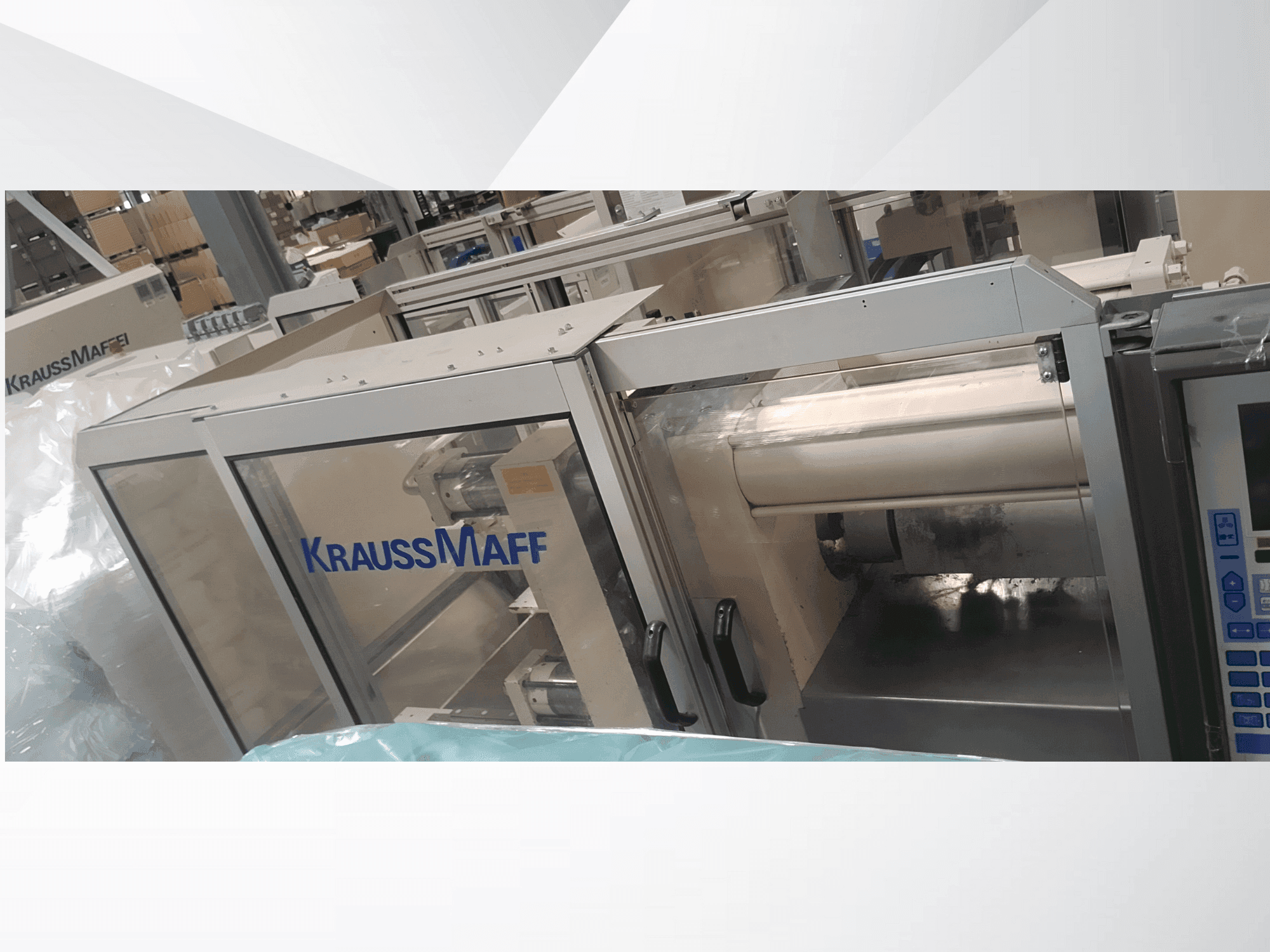 Krauss Maffei 340 c2/80 Mašinos vaizdas iš priekio