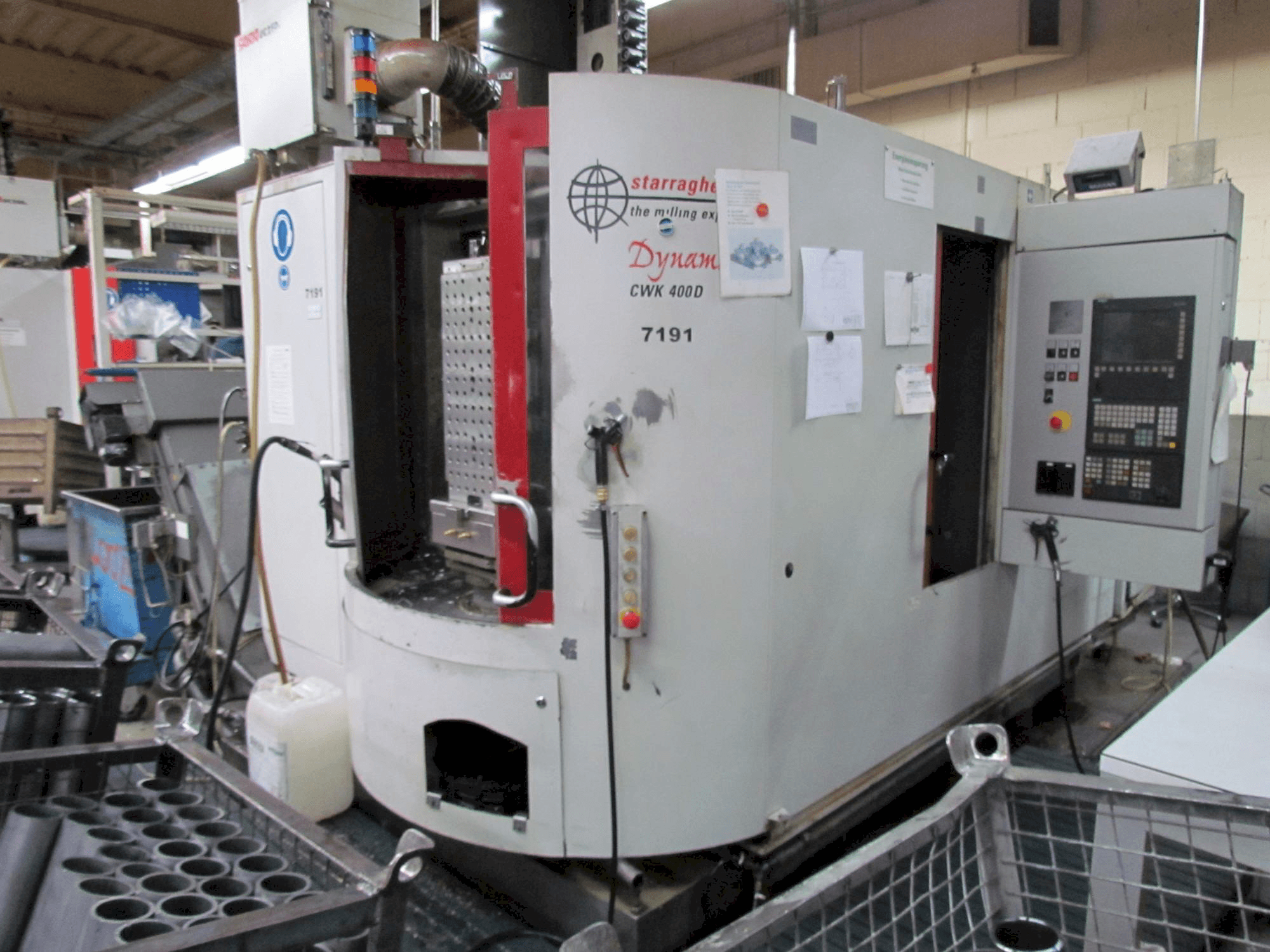 Heckert CWK 400 D Mašinos vaizdas iš priekio