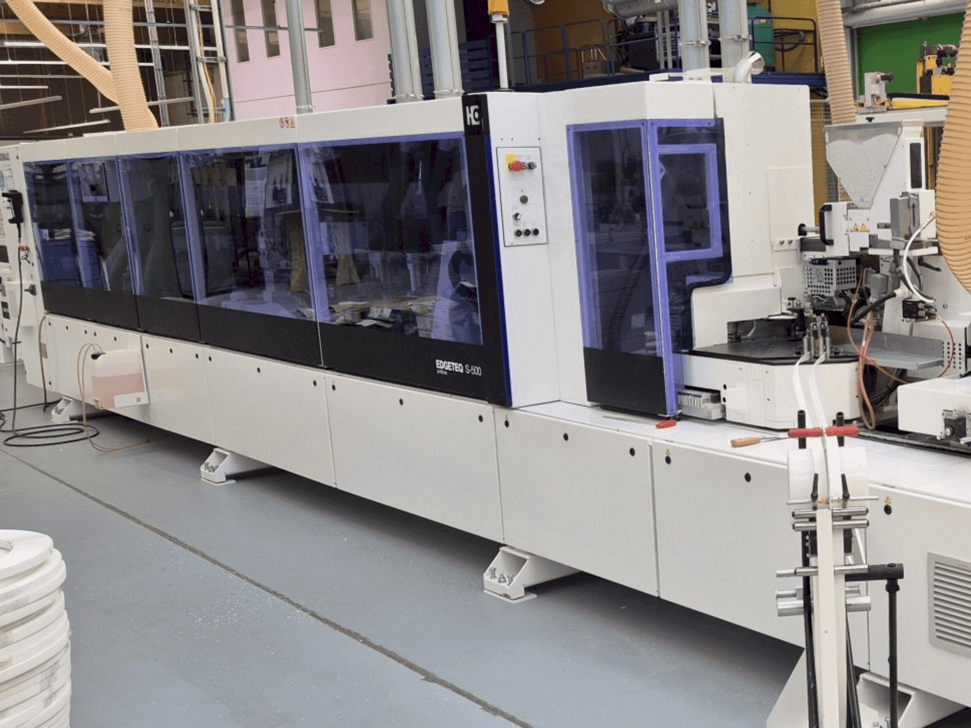 HOMAG EDGETEC S-500 Mašinos vaizdas iš priekio