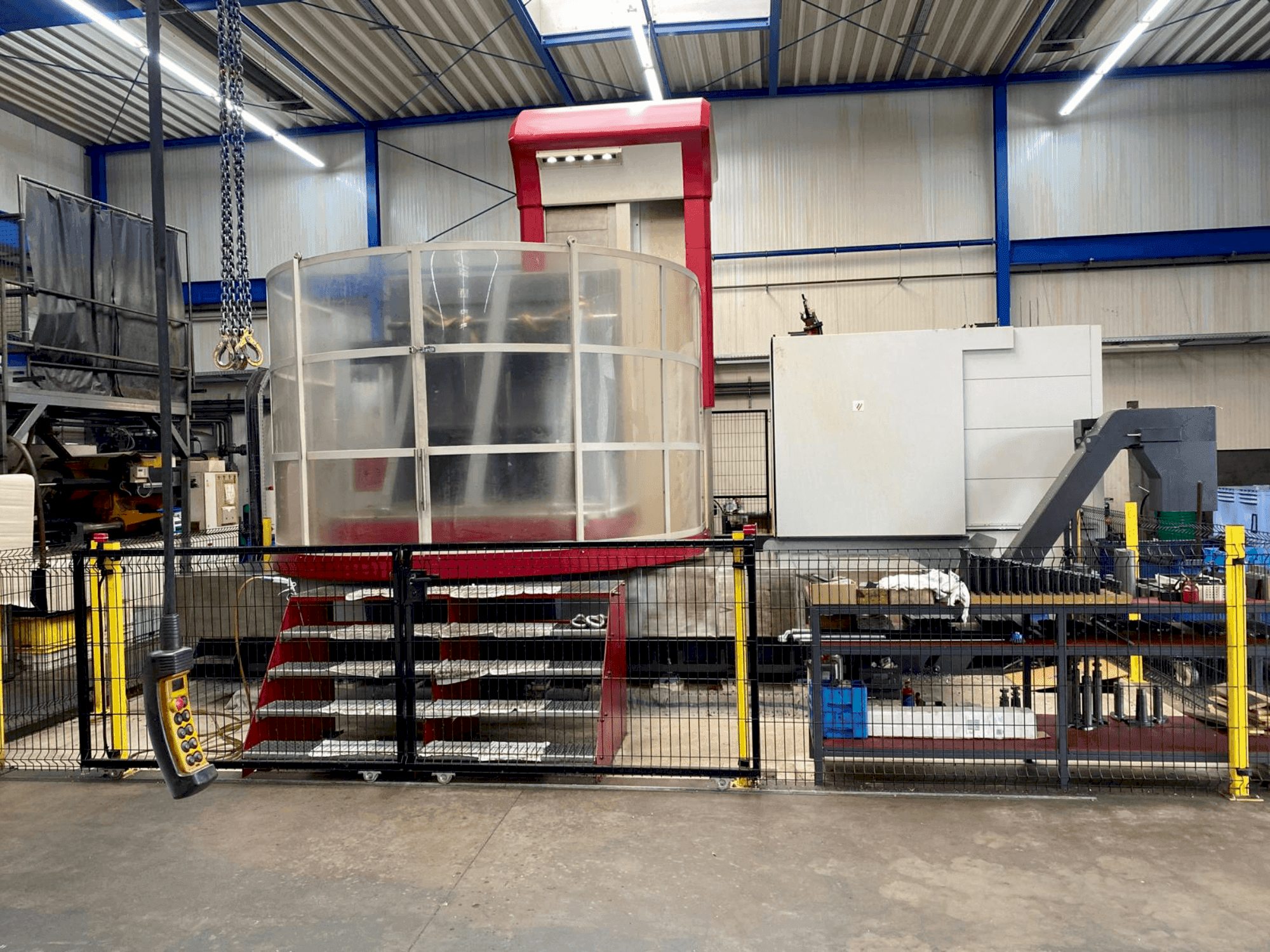 FERMAT WFT 13 CNC Mašinos vaizdas iš priekio