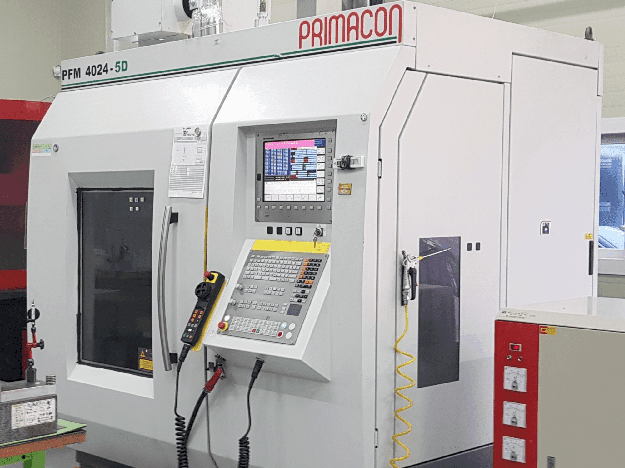 PRIMACON PFM 4024 Mašinos vaizdas iš priekio