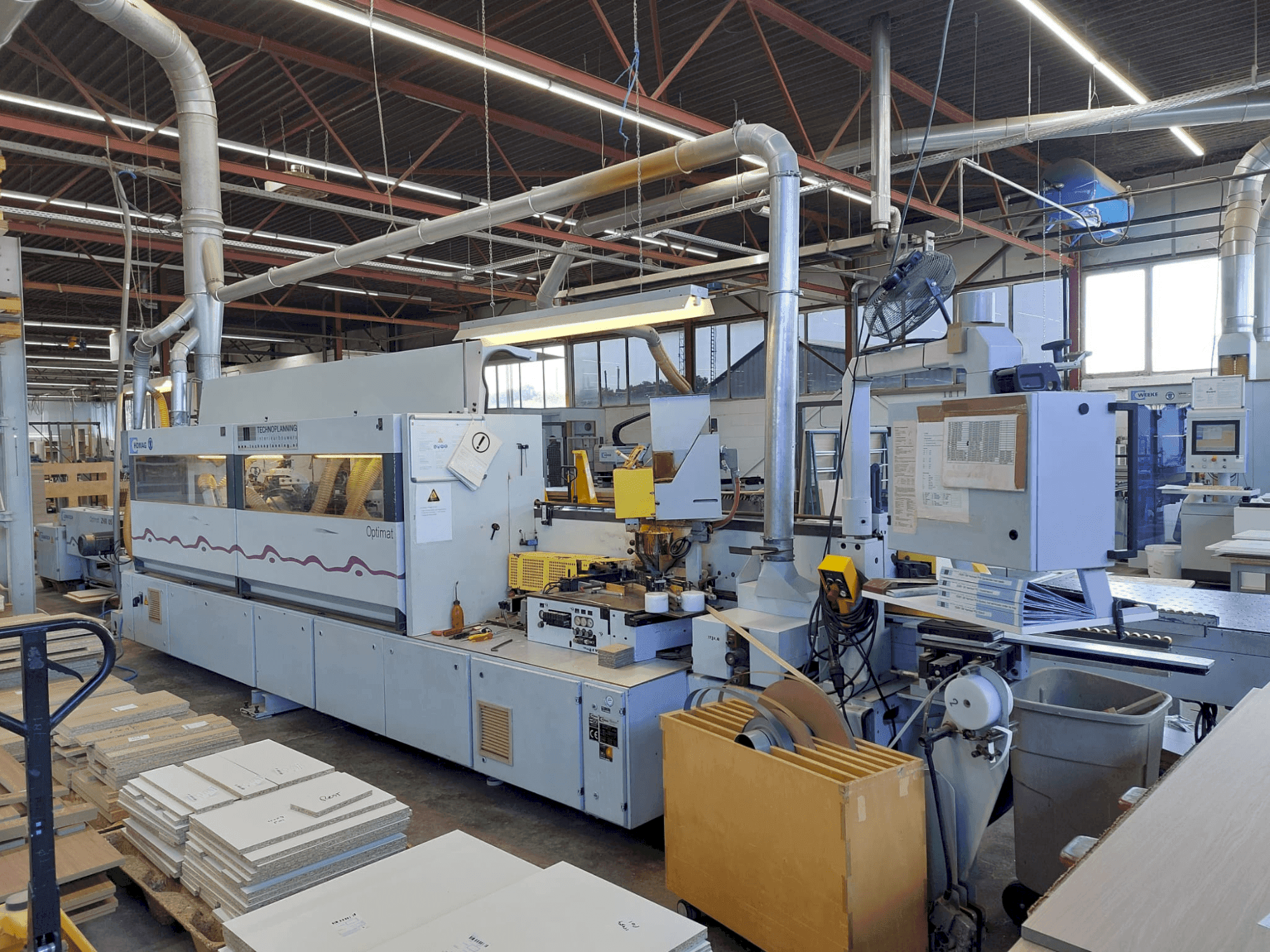 HOMAG Optimat KL 78/A20/S2/Z Mašinos vaizdas iš priekio