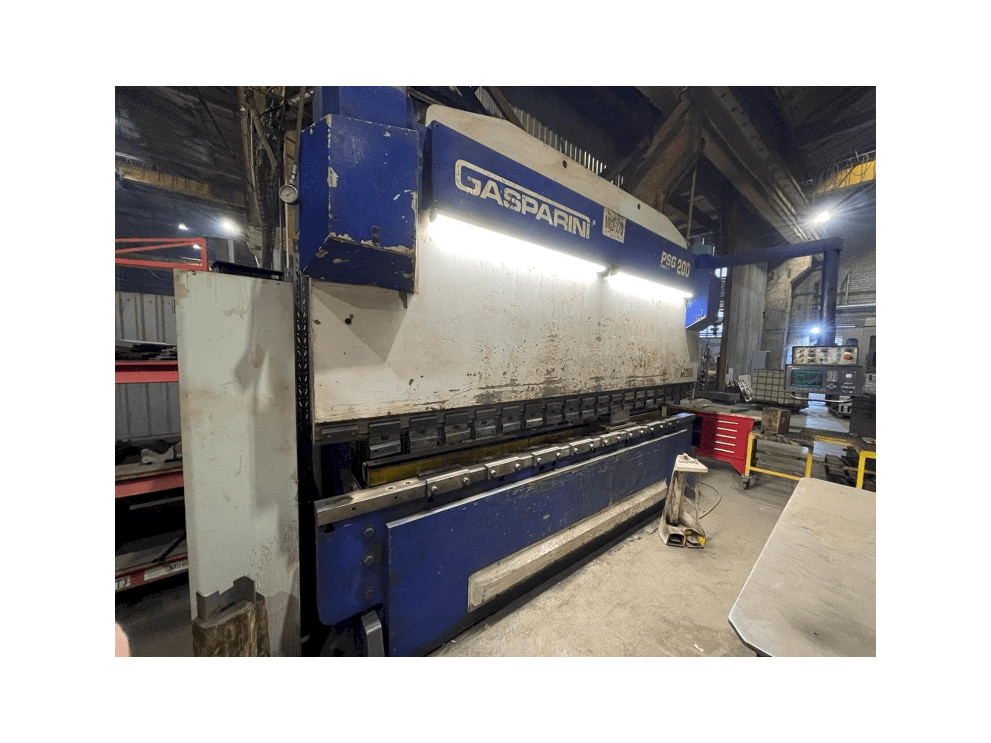 GASPARINI PSG 200/4000 Mašinos vaizdas iš priekio