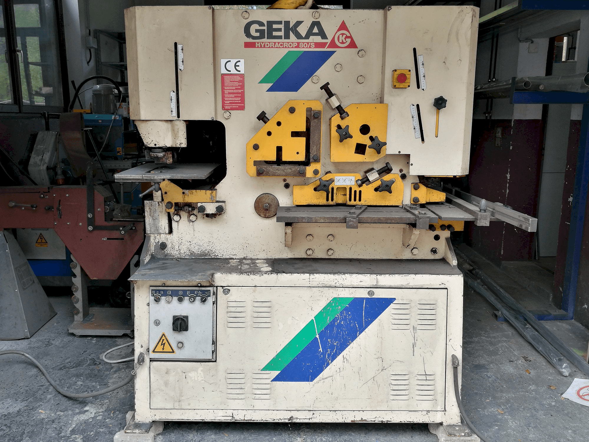 GEKA HYDRACROP 80/S Mašinos vaizdas iš priekio