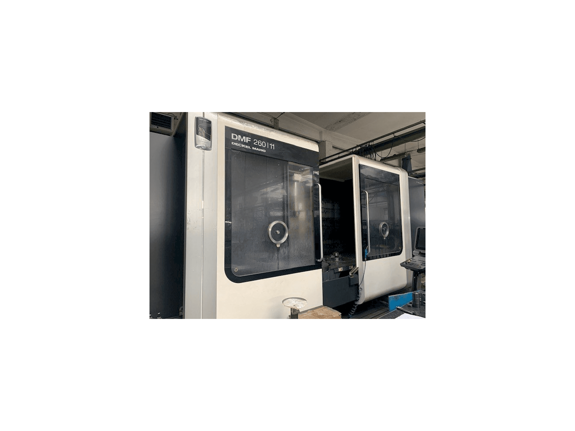 DMG DMF 260 linear Mašinos vaizdas iš priekio