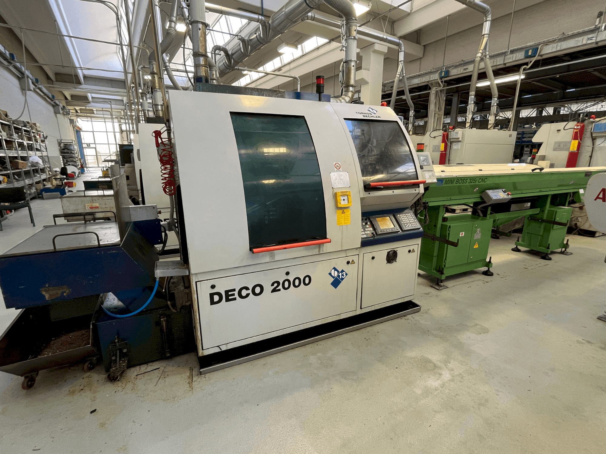 TORNOS DECO 2000/13 Mašinos vaizdas iš priekio