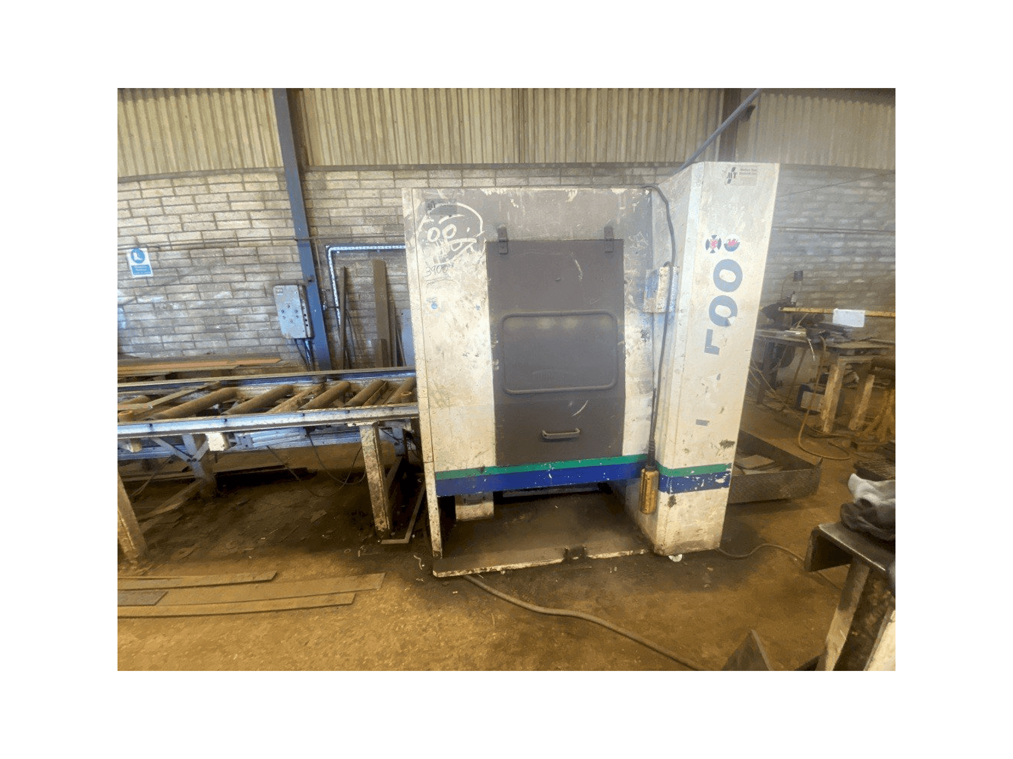 GEKA ALFA 500/150 Mašinos vaizdas iš priekio