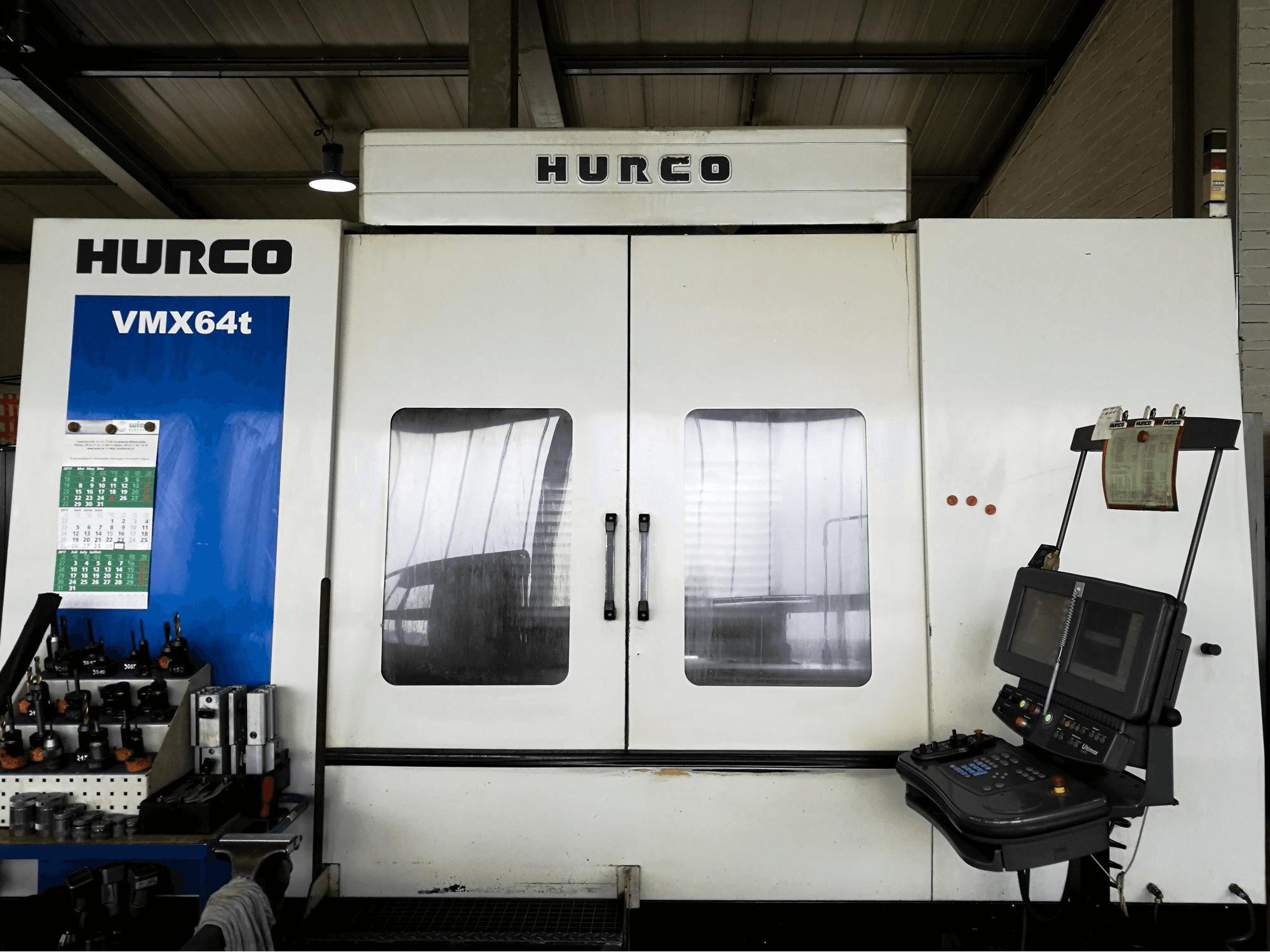 Hurco VMX64/40T Mašinos darbo patalpa