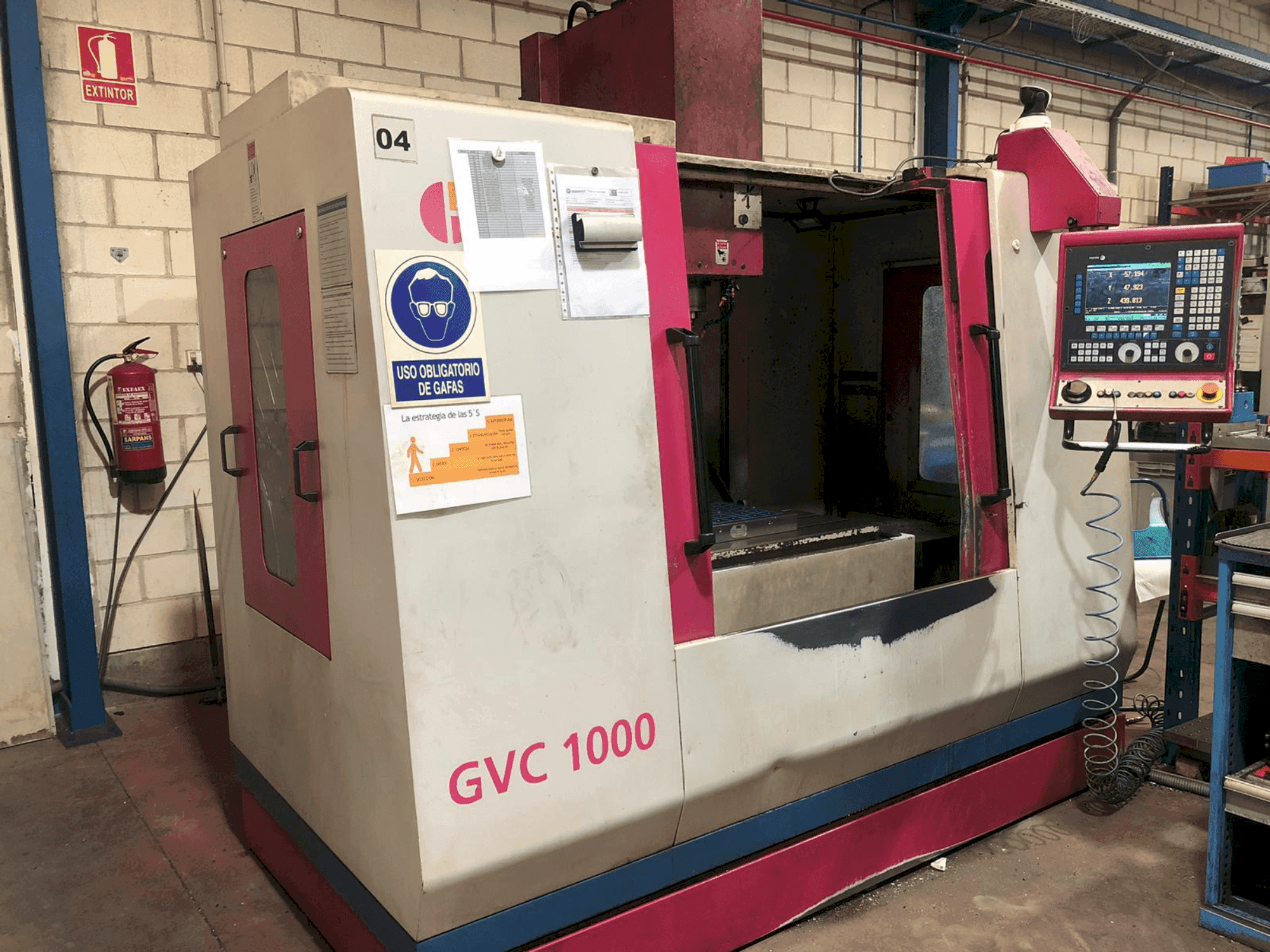 LAGUN KONDIA GVC 1000 Mašinos vaizdas iš priekio