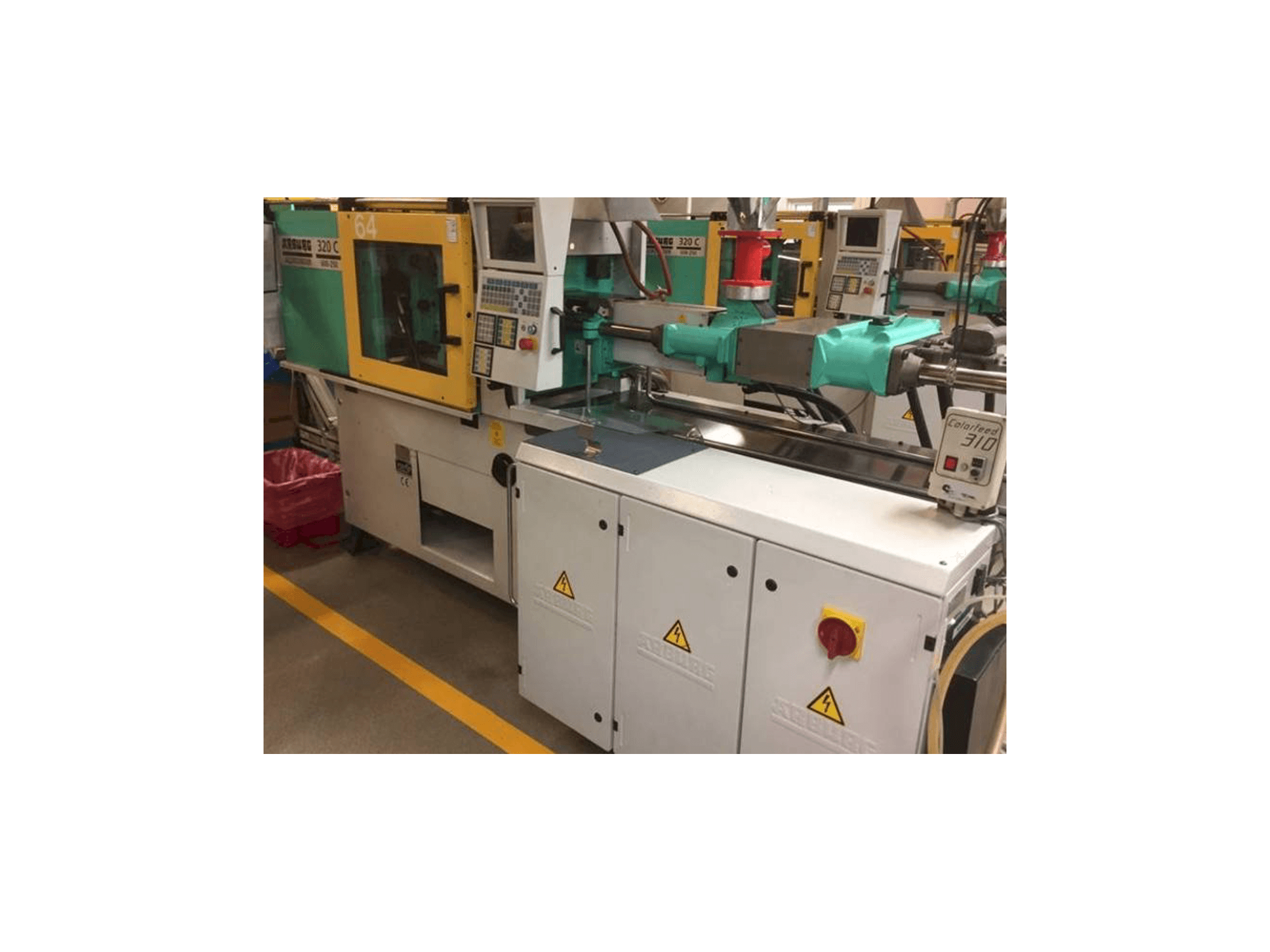 Arburg 320 C 600-250 Mašinos vaizdas iš priekio