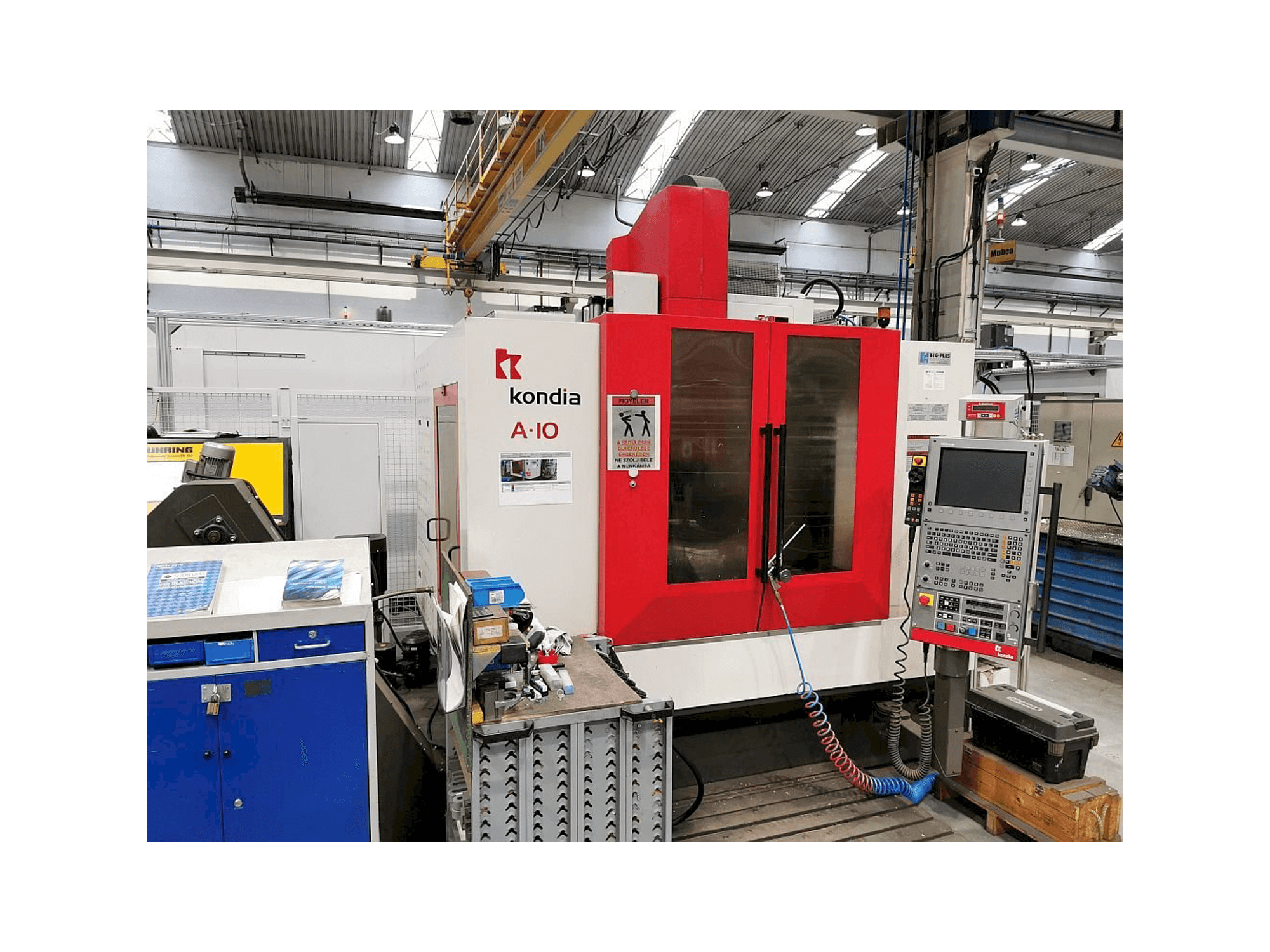 KONDIA A10 Mašinos vaizdas iš priekio