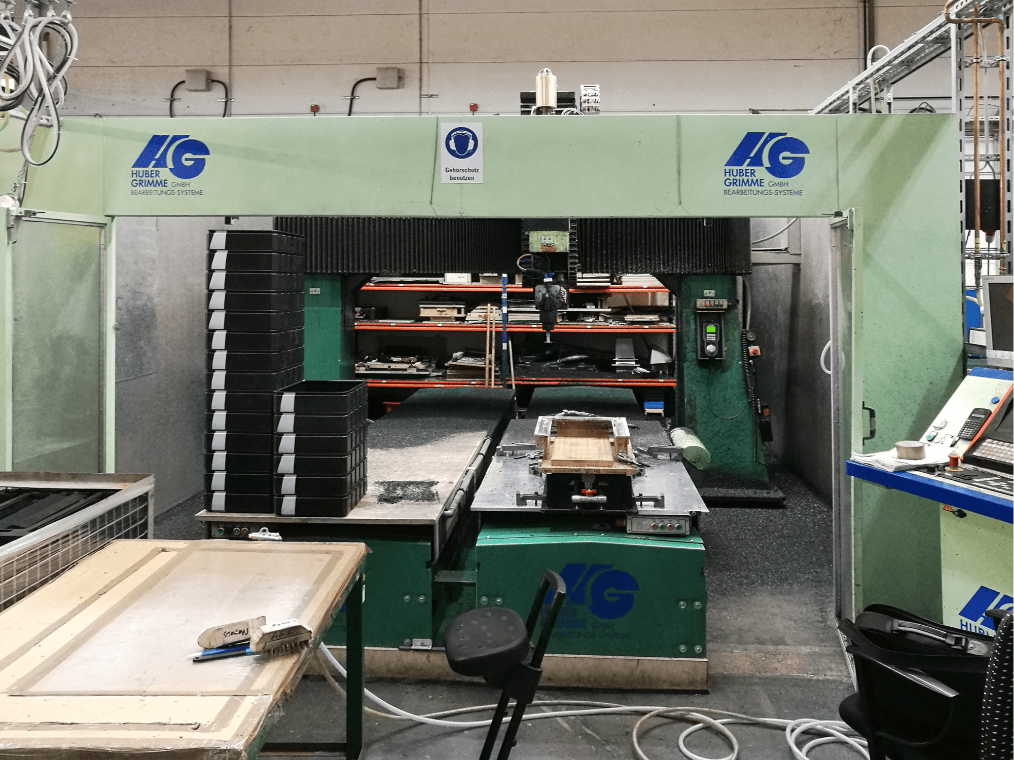 Huber&Grimme HG3000T Mašinos vaizdas iš priekio