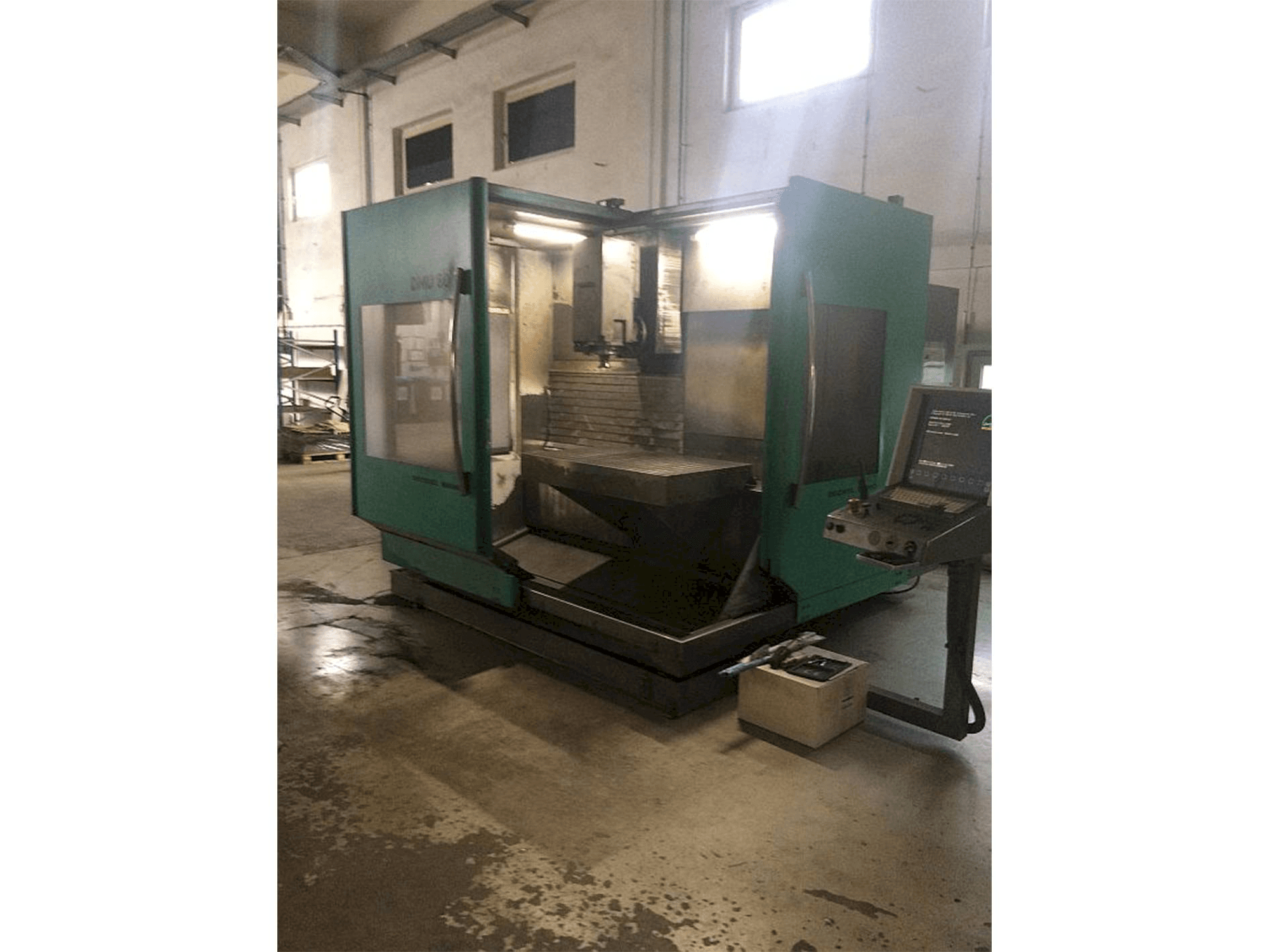 DMG 80E Mašinos vaizdas iš priekio