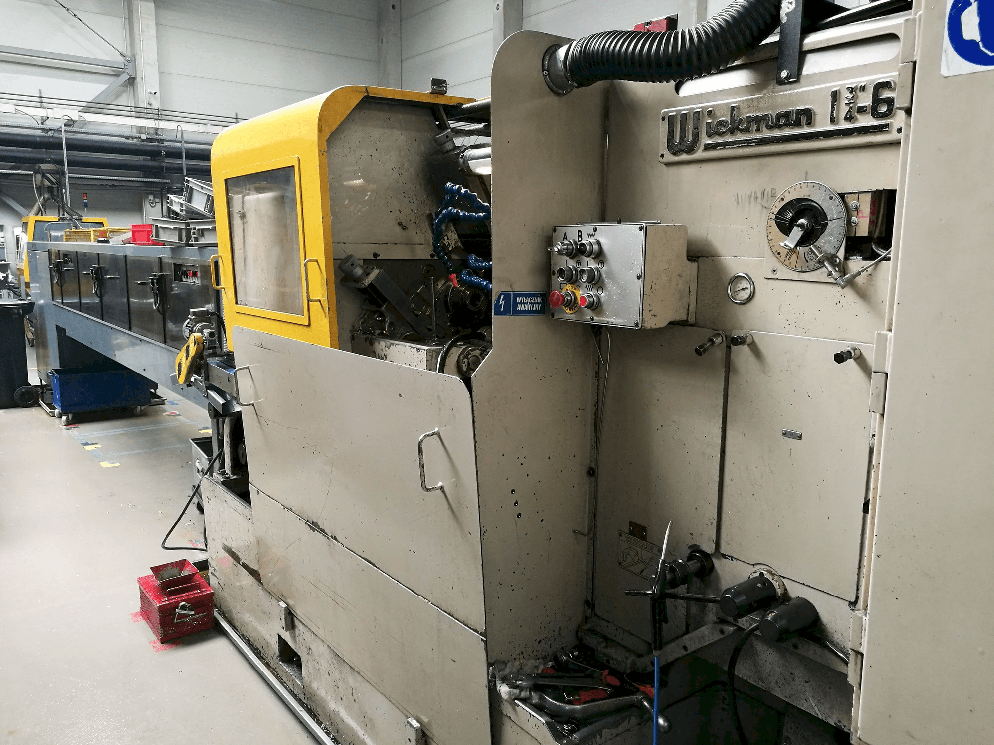 Wickman 1 3/4"-6 Mašinos vaizdas iš priekio