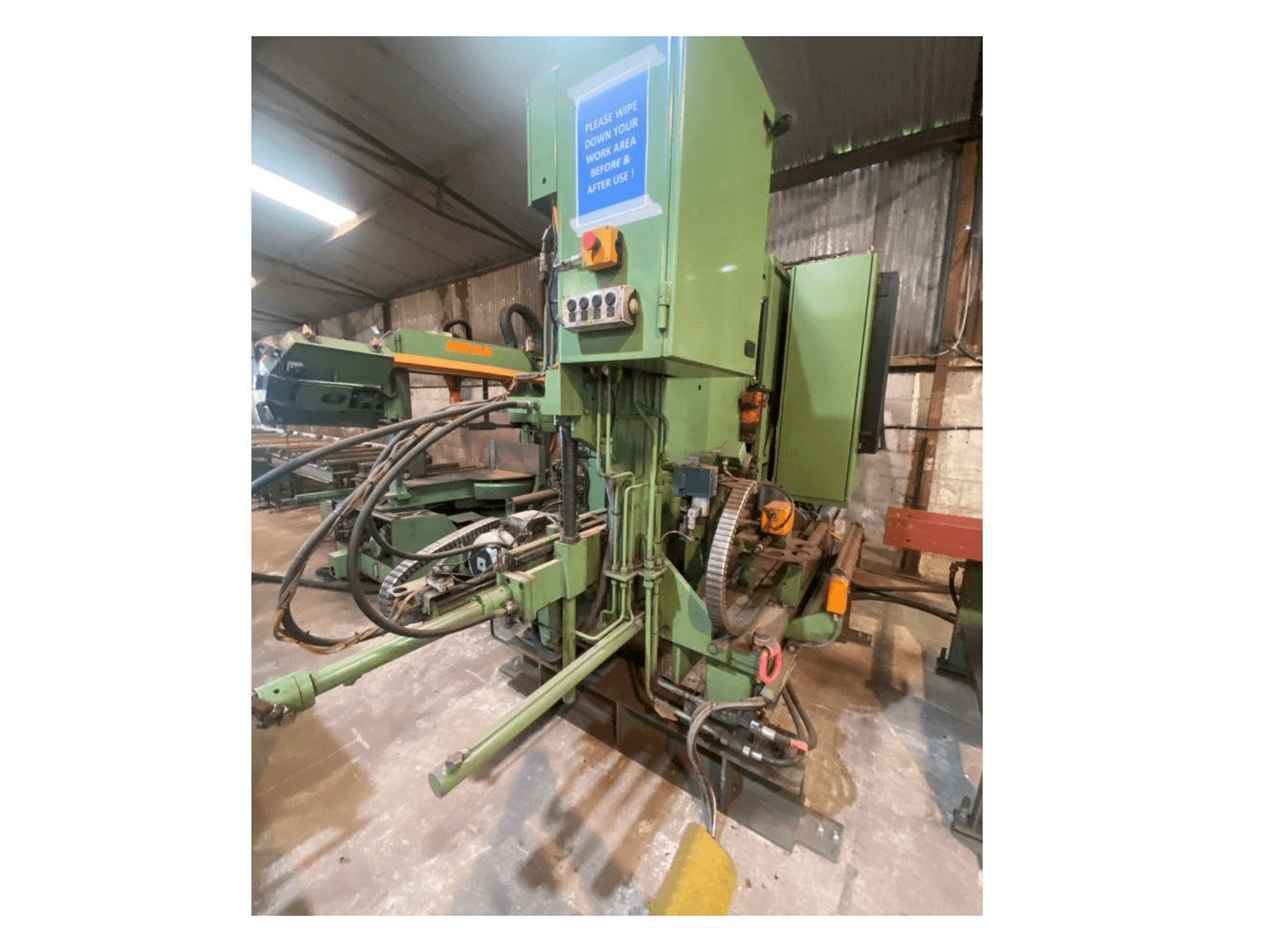 Peddinghaus BDL760/3 with Meba 400DG-700 Mašinos vaizdas iš priekio