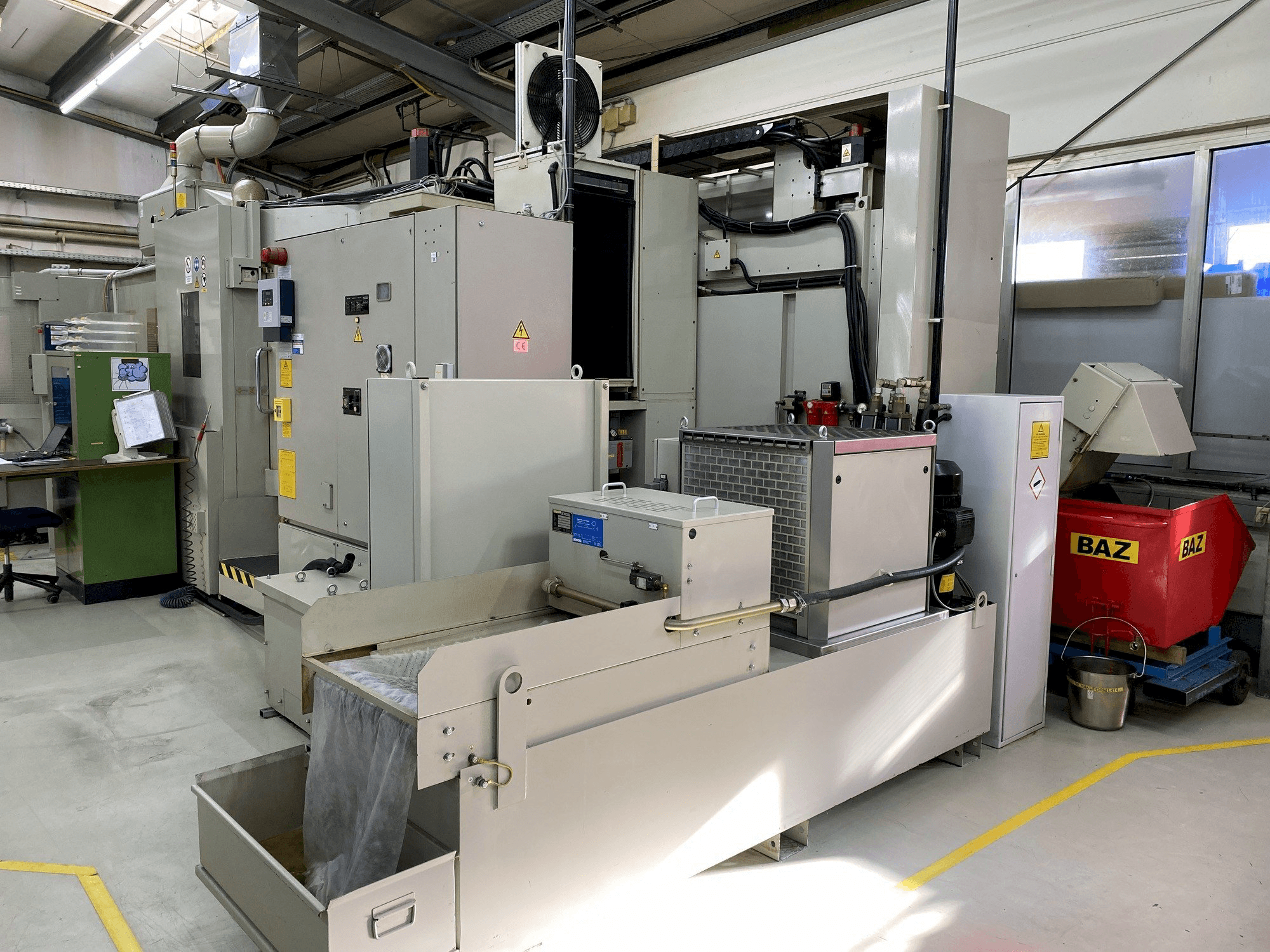 Mitsui Seiki HU50A Mašinos vaizdas iš priekio