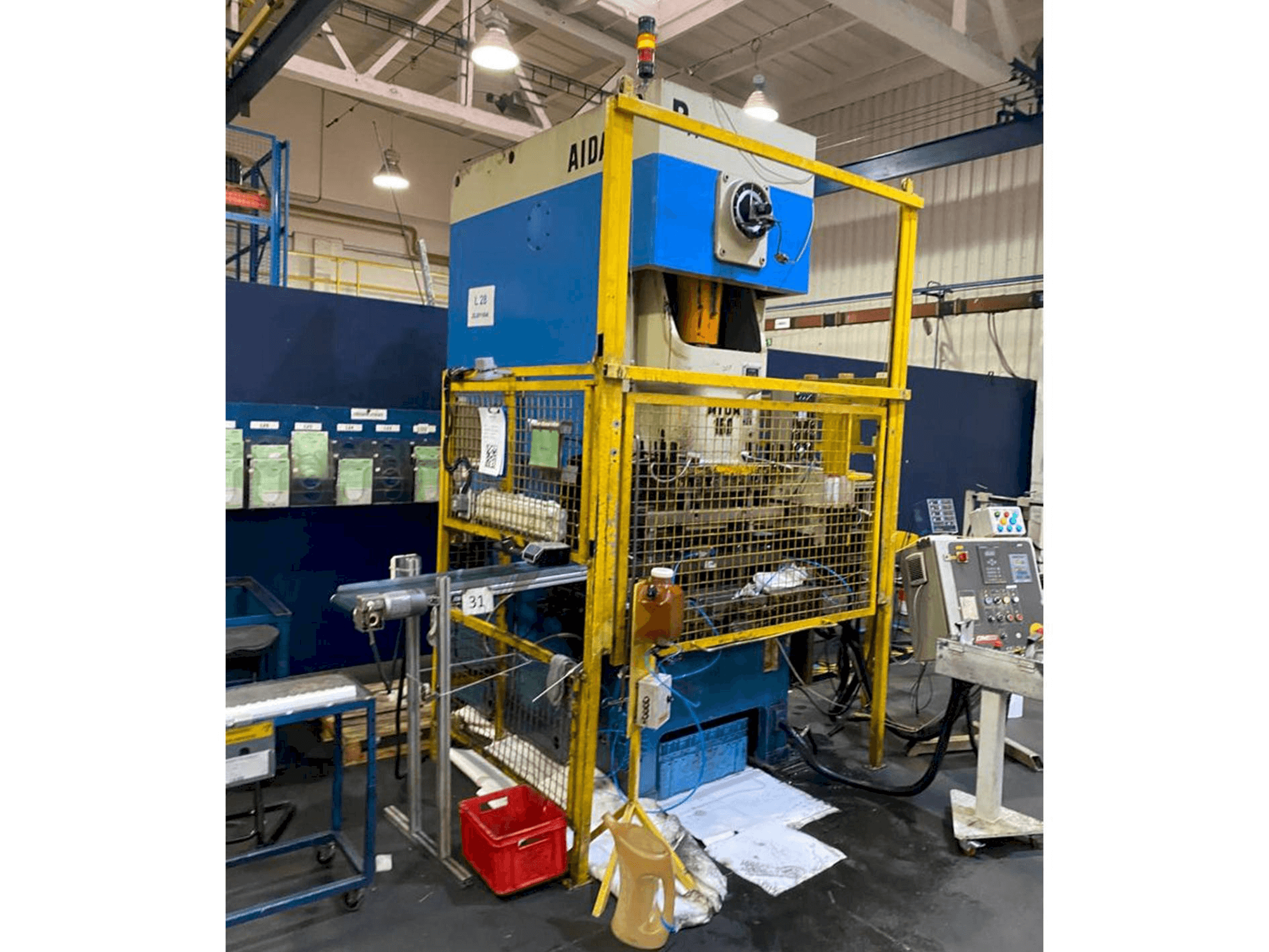 AIDA NC 1-150 Mašinos vaizdas iš priekio