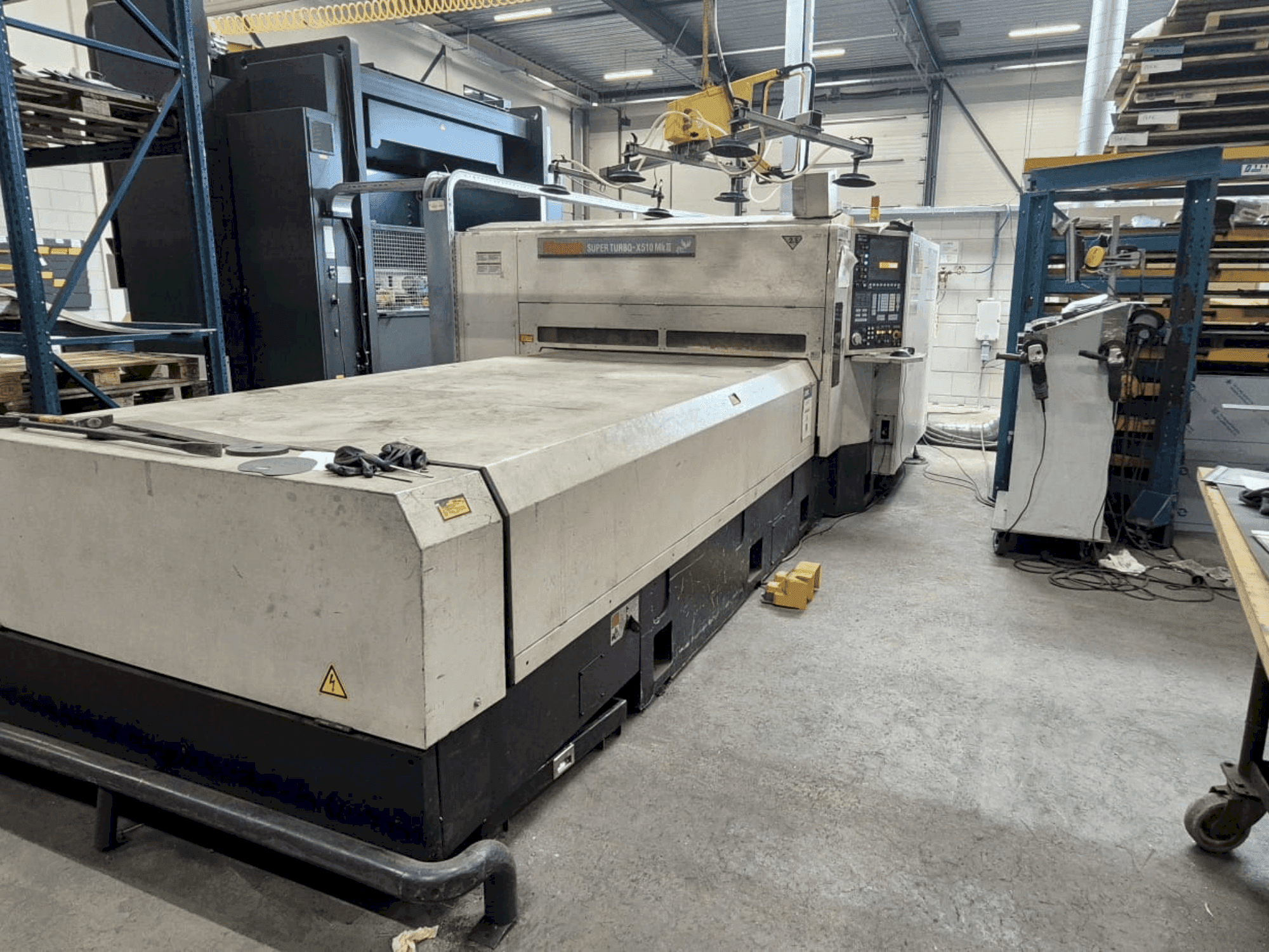 Mazak Super Turbo-X510 Mk II Mašinos vaizdas iš priekio