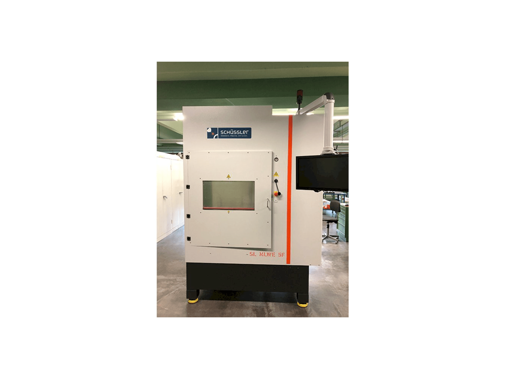 Schussler SL MLWE 5F Mašinos vaizdas iš priekio