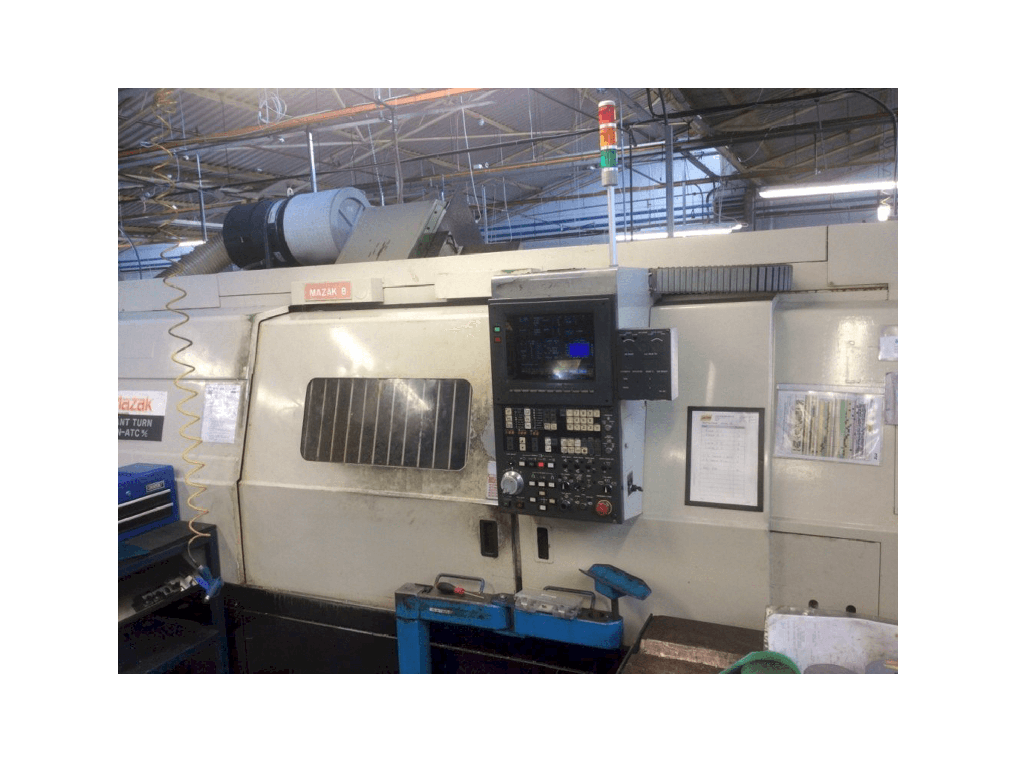 Mazak Slant Turn 28N - ATC M/C Mašinos vaizdas iš priekio