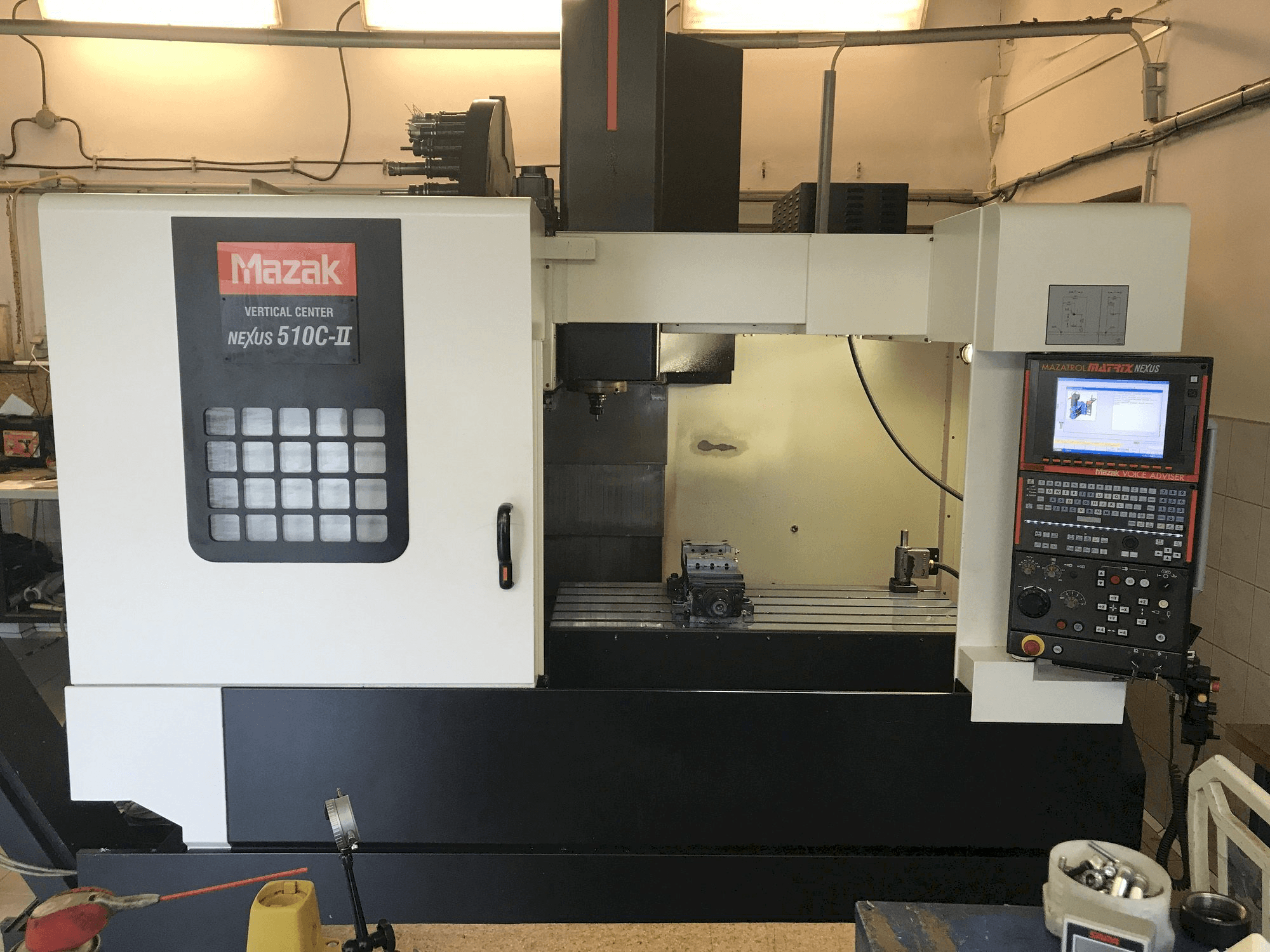 Mazak Nexus 510C-II Mašinos vaizdas iš priekio