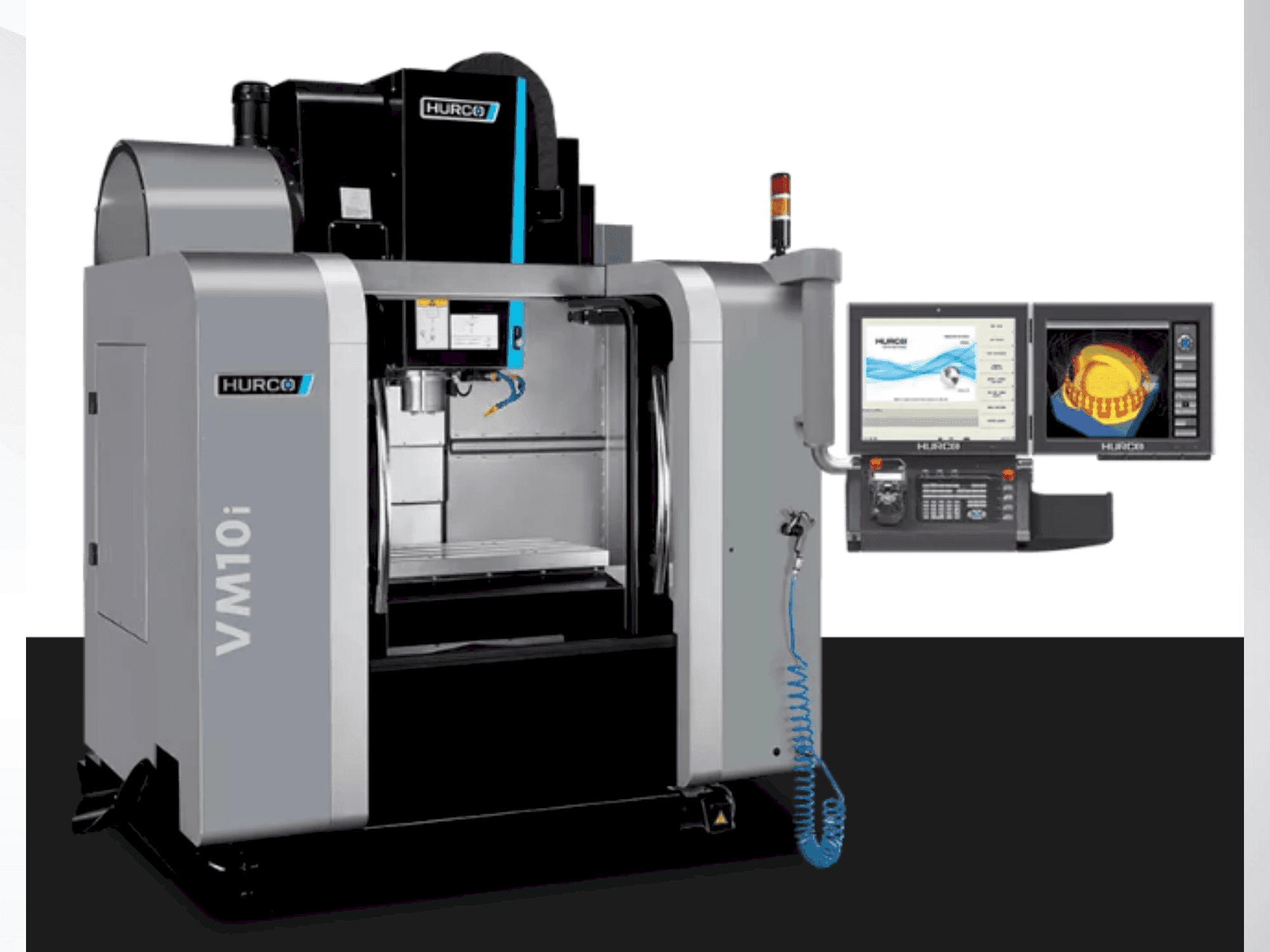 Hurco VM 10 i Plus Mašinos vaizdas iš priekio