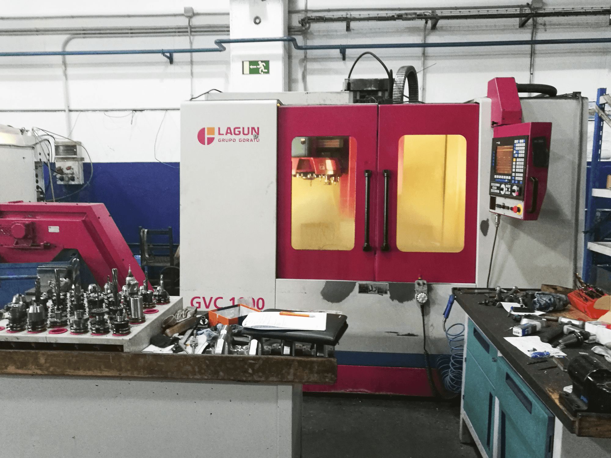 Lagun GVC 1000 Mašinos vaizdas iš priekio