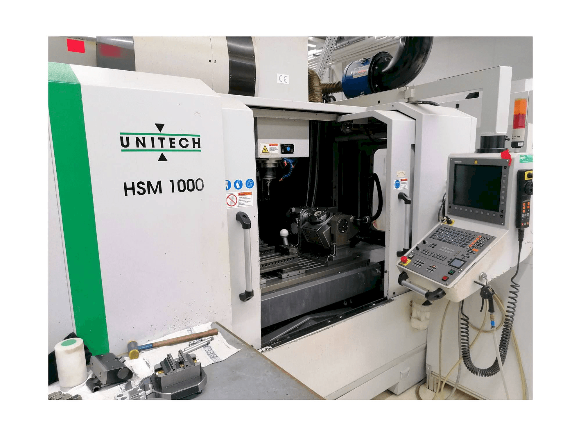 UNITECH HSM1000 Mašinos vaizdas iš priekio