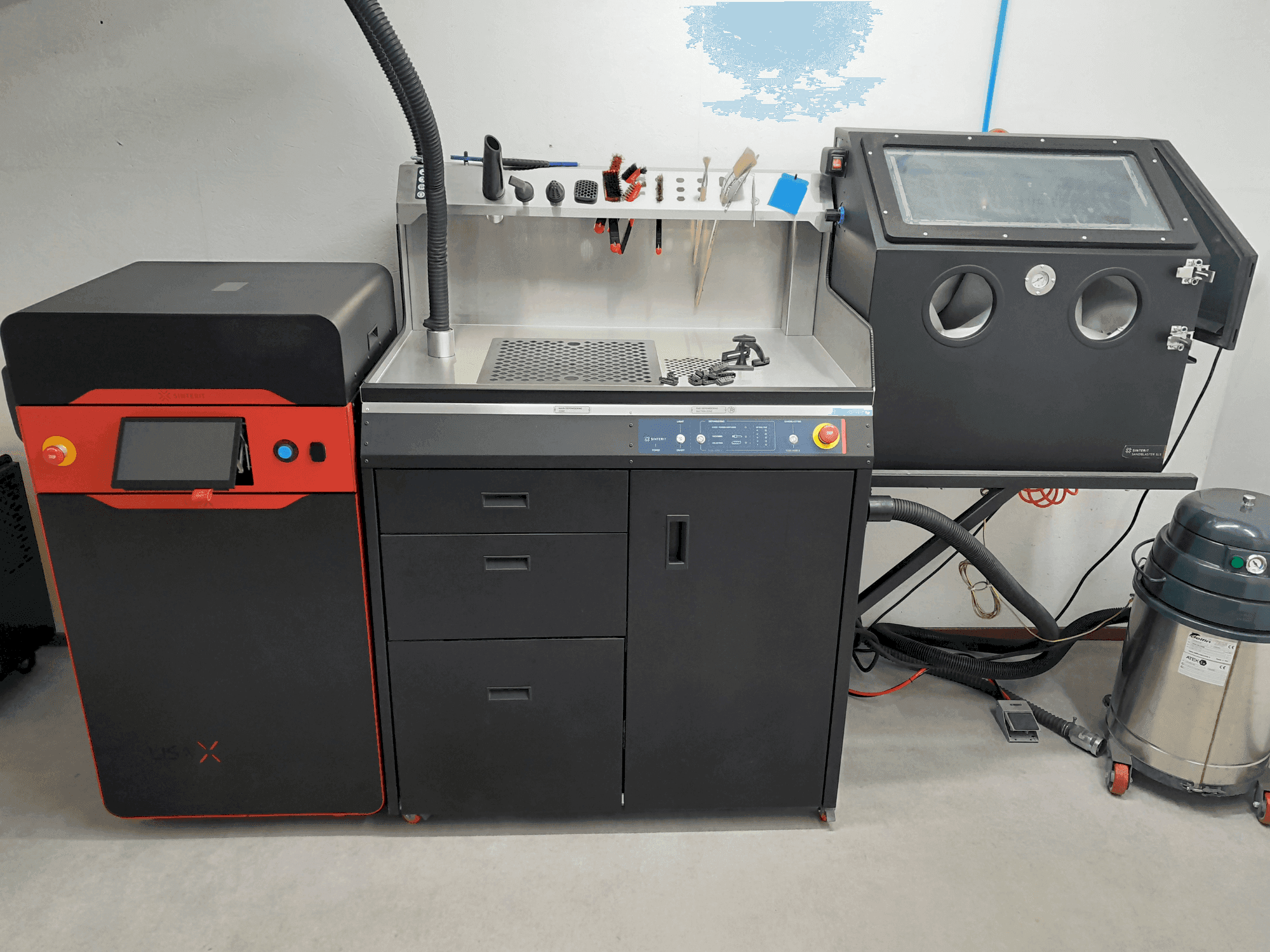 SINTERIT lisa x Mašinos vaizdas iš priekio