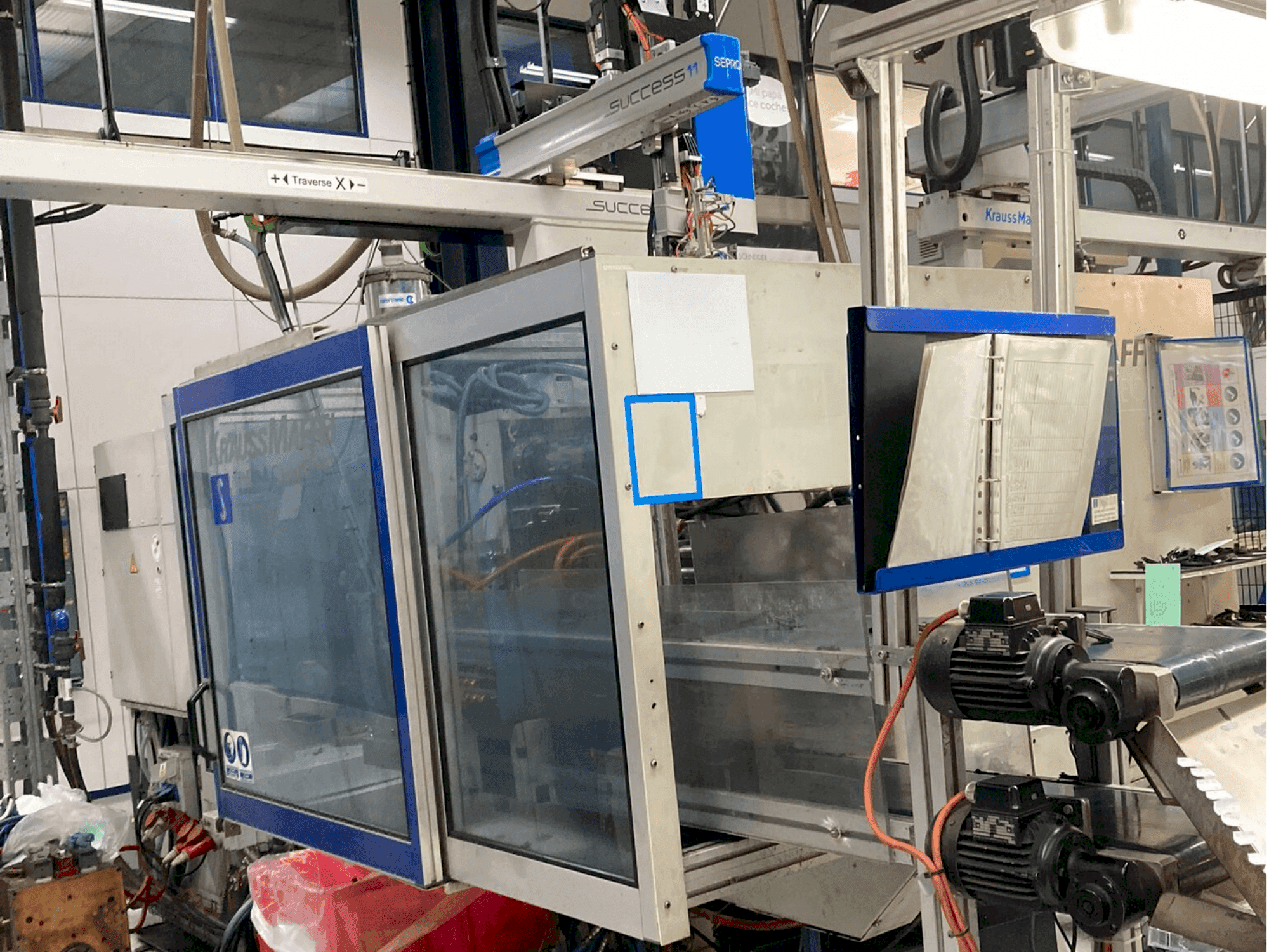 Krauss Maffei 150-700 C2 Mašinos vaizdas iš priekio