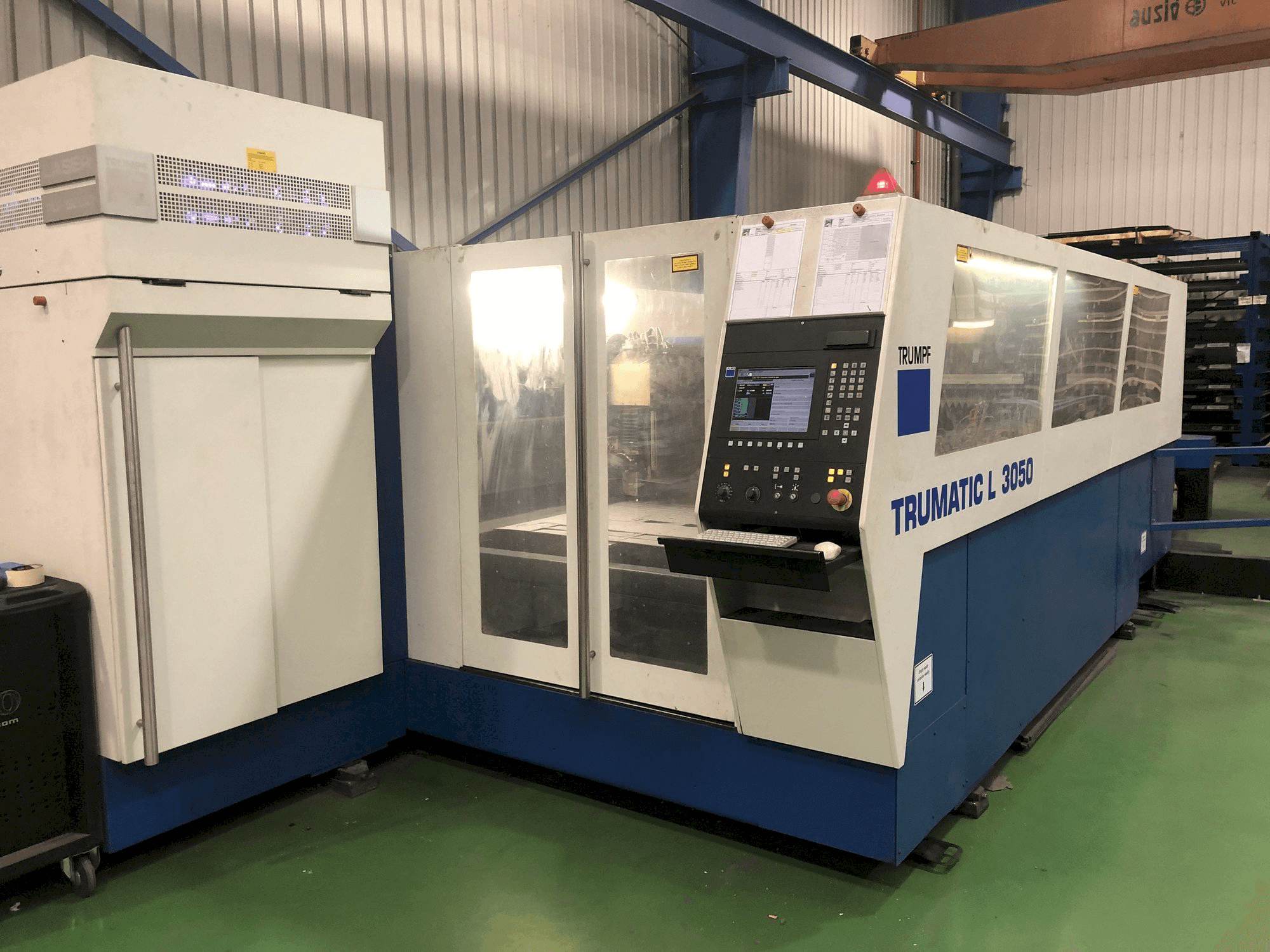Trumpf Trumatic L3050 Mašinos vaizdas iš priekio