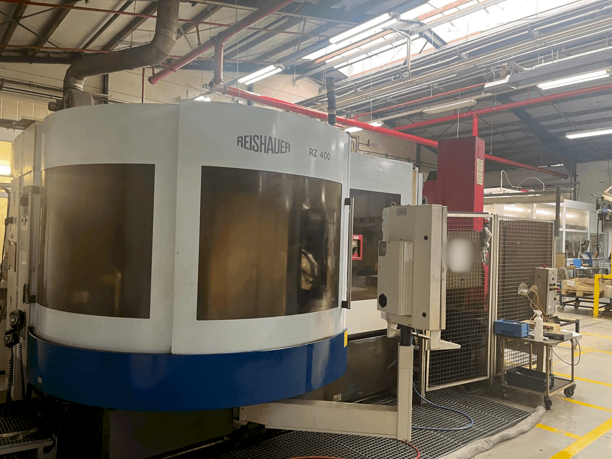 Reishauer RZ 400 Mašinos vaizdas iš priekio