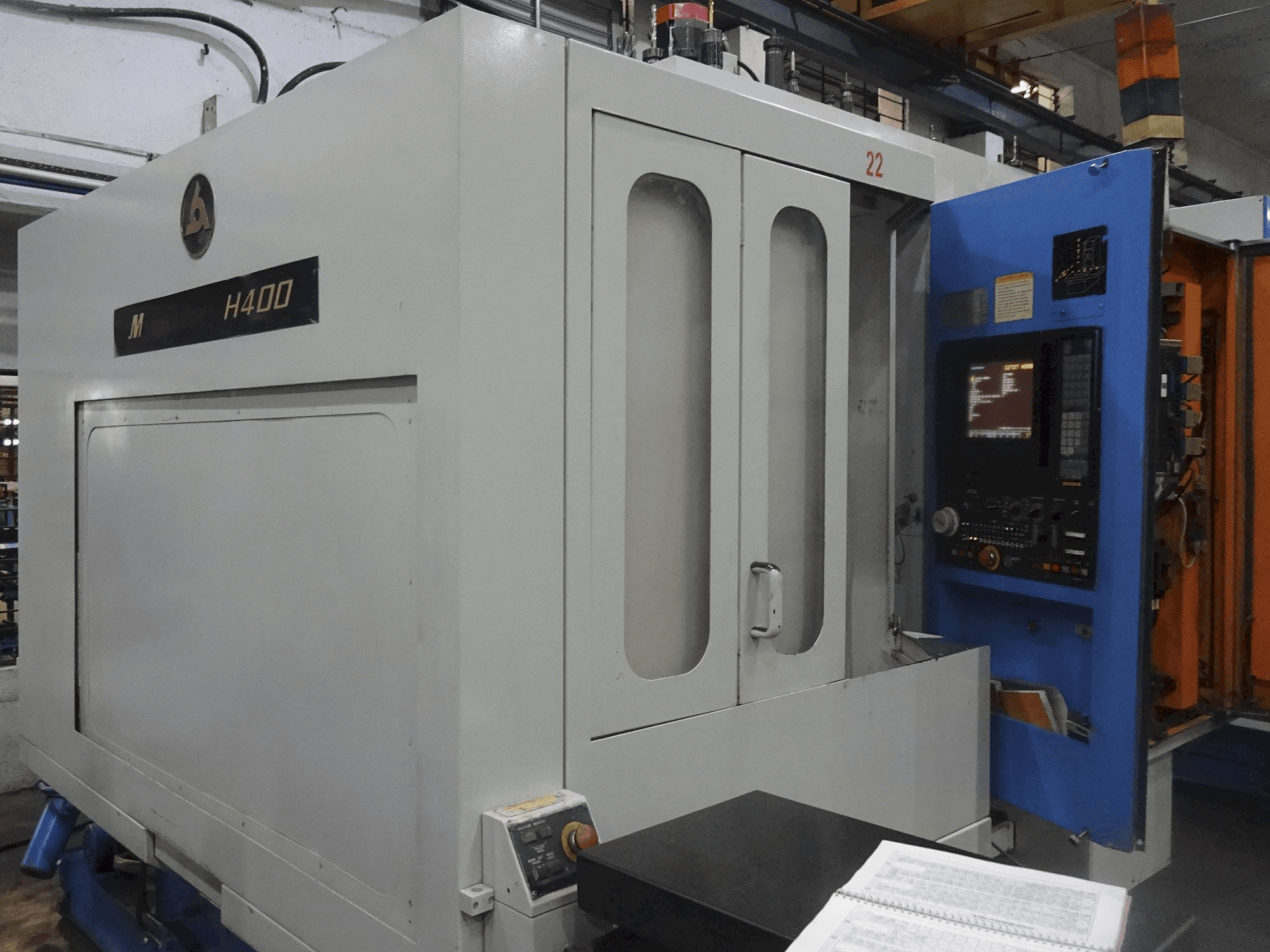 Kitamura Mašinos vaizdasMycenter-H400SC iš priekio