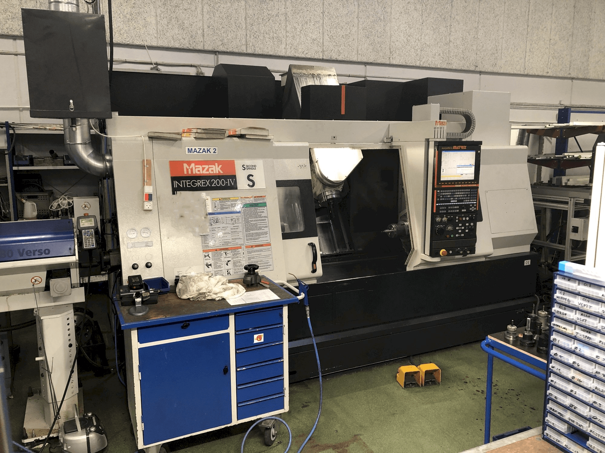 Mazak INTEGREX 200-IV Mašinos vaizdas iš priekio