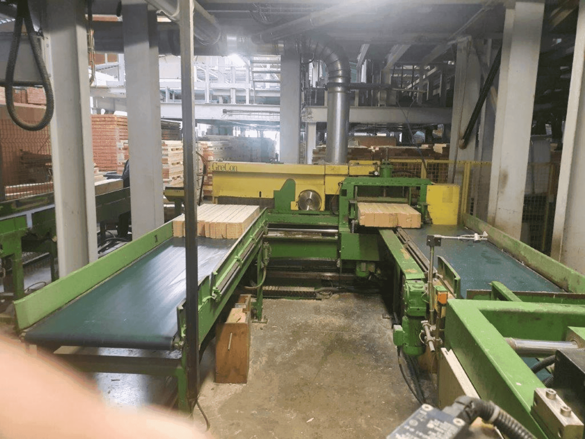 Grecon Dimter FDL-F 205/600/500 Mašinos vaizdas iš priekio