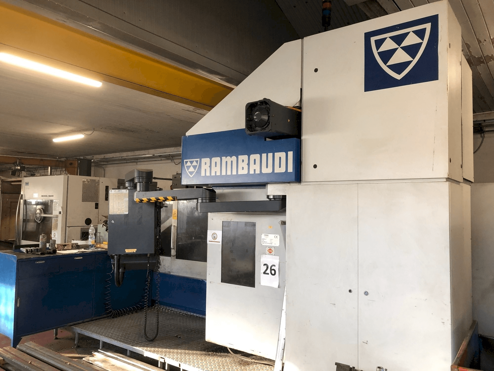 Rambaudi Ramfast RF105 Mašinos vaizdas iš priekio