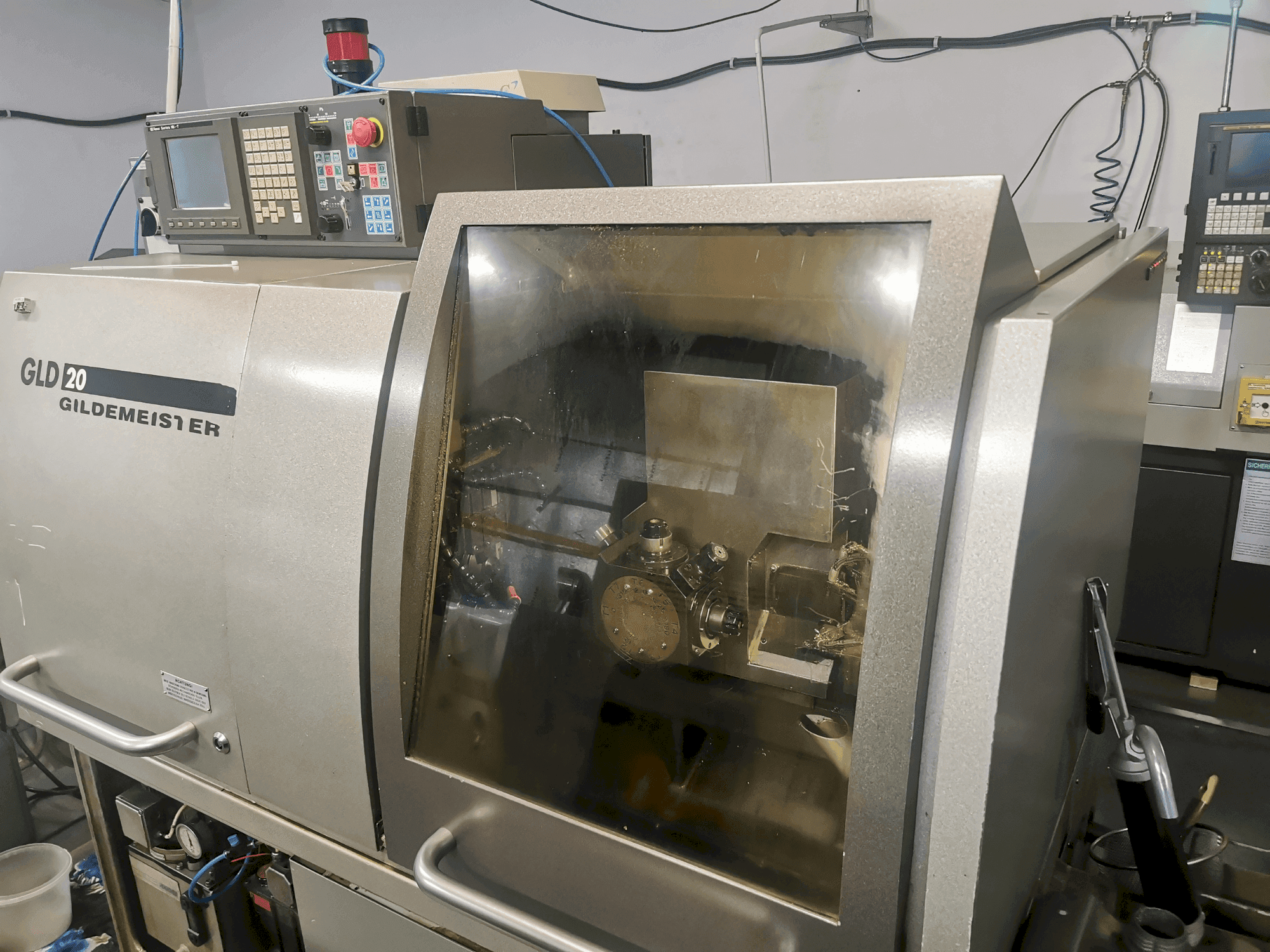 Gildemeister GLD 20 Mašinos vaizdas iš priekio