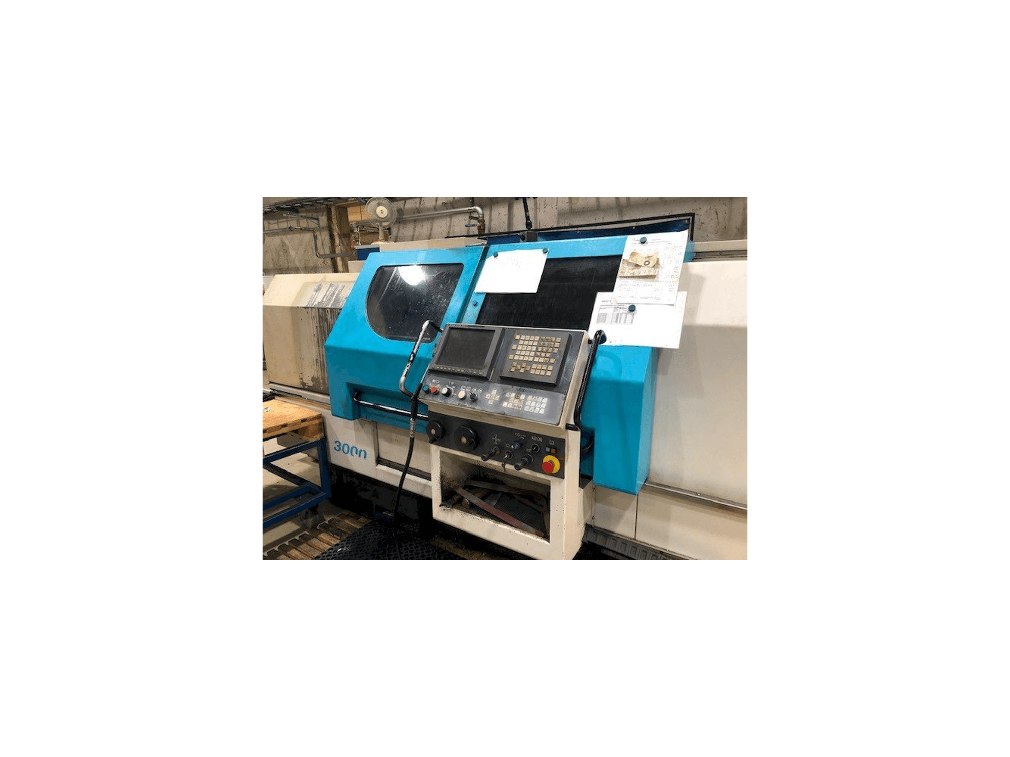 600 Lathes Combi 3000 Mašinos vaizdas iš priekio